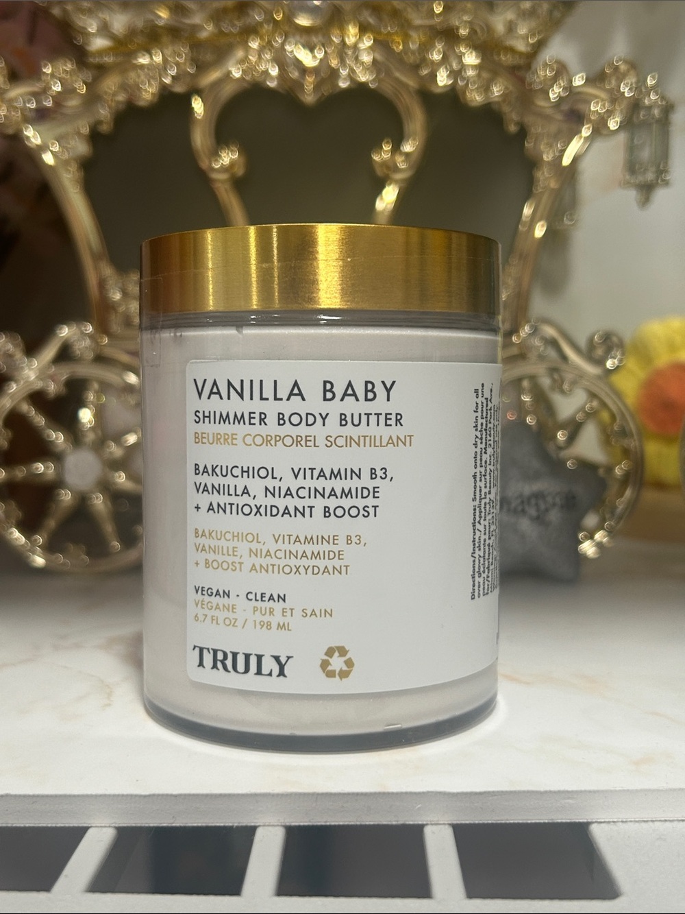 TRULY Vanilla Baby Shimmer Body Butter. SEALED. BRAND NEW